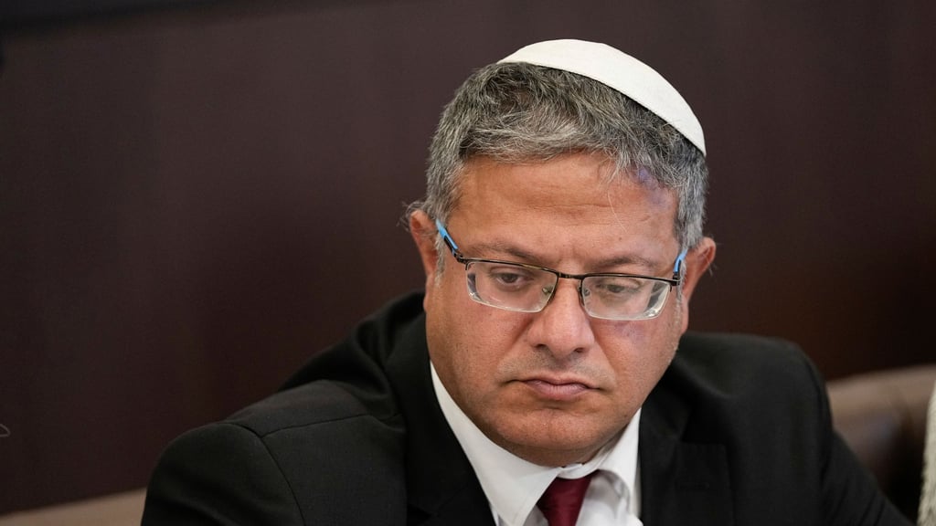 Israels Sicherheitsminister Itamar Ben-Gvir fordert unter anderem die Verhaftung des palästinensischen Präsidenten Mahmud Abbas, sollten die UN Pläne für die Gründung eines palästinensischen Staats vorantreiben. (Archivbild)