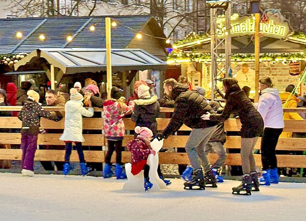 Auch die Eisbahn wird es in dieserm Jahr wieder geben. 
