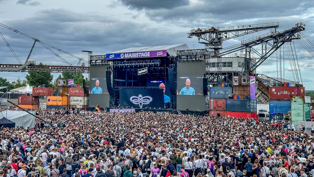 Das Splash-Festival, hier ein Foto von 2024, wird von bis zu 30.000 Fans besucht.