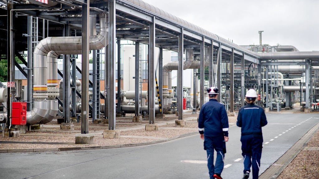 Der Gasspeicher Rehden in Niedersachsen - auch diese Anlage ist derzeit nicht allzu voll. (Archivbild)