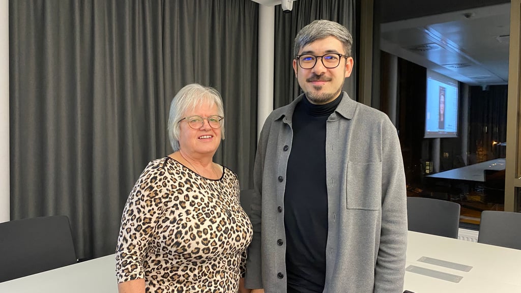 Martina Dannies und Stephan Pham bilden gemeinsam mit Zuhar Aljundi (nicht im Bild) den neuen Sprecherrat der GWA Alte Neustadt in Magdeburg.