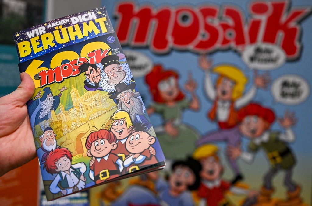 Seit Jahrzehnten begeistern die Abrafaxe Comic-Fans in Deutschland. Nun erscheint die 600. Ausgabe des Kultmagazins „Mosaik“ und führt die Helden nach Prag.