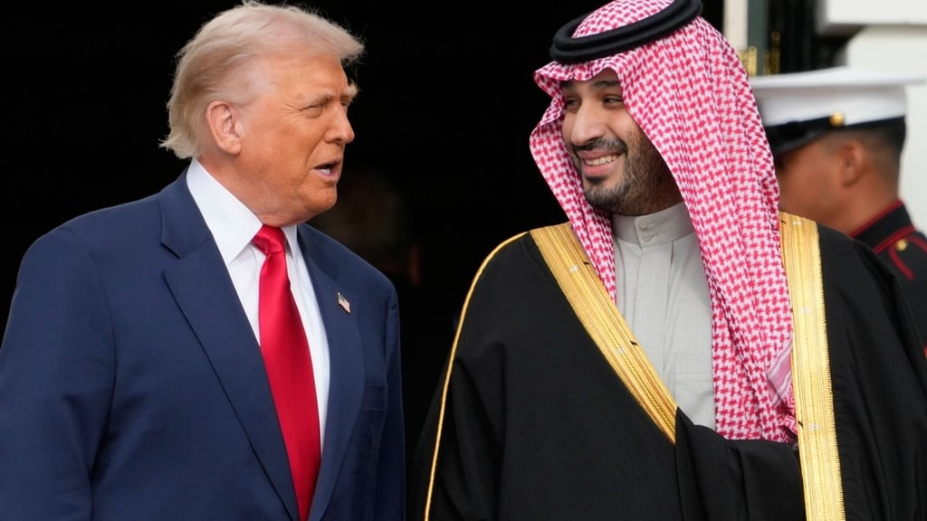 US-Präsident Donald Trump empfing den saudischen Kronprinzen Mohammed bin Salman im Weißen Haus.