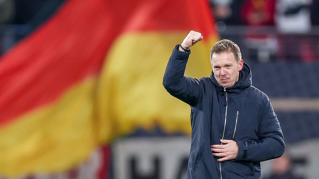 Geballte Faust: Julian Nagelsmann in Leipzig.