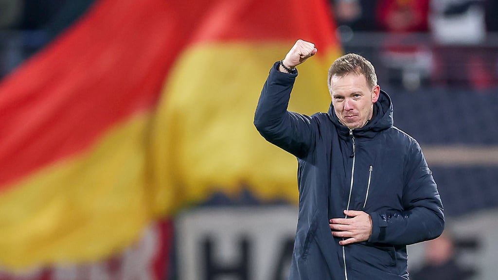 Geballte Faust: Julian Nagelsmann in Leipzig.