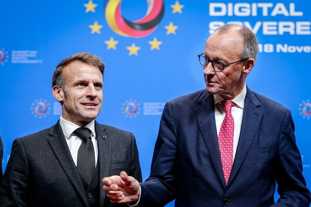 „Buy european“: Macron und Merz wollen sich dafür einsetzen, dass in der Beschaffung von Technologie mehr auf europäische Produkte gesetzt wird.