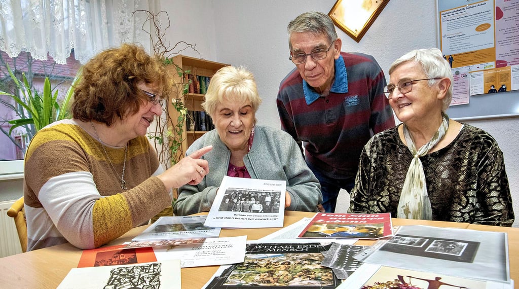 Annegret Andräß, Susanne Bettführ, Erhardt Berner und Gabriele Müller (v.l.n.r.) haben gemeinsam eine Broschüre herausgebracht.