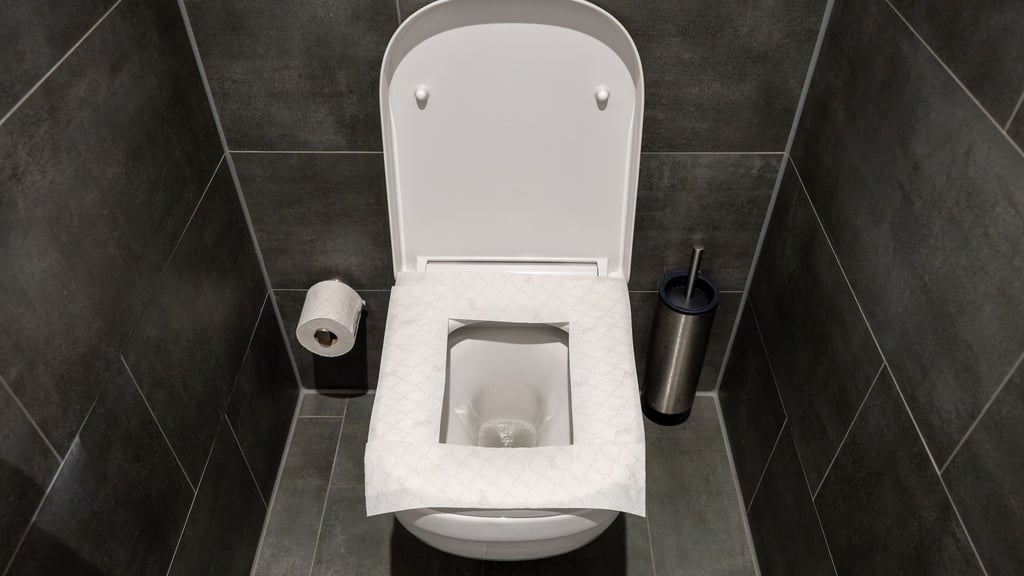 Kann nach hinten losgehen: Die Klobrille mit Toilettenpapier auszulegen, ist keine gute Idee, sagt ein Hygiene-Professor.