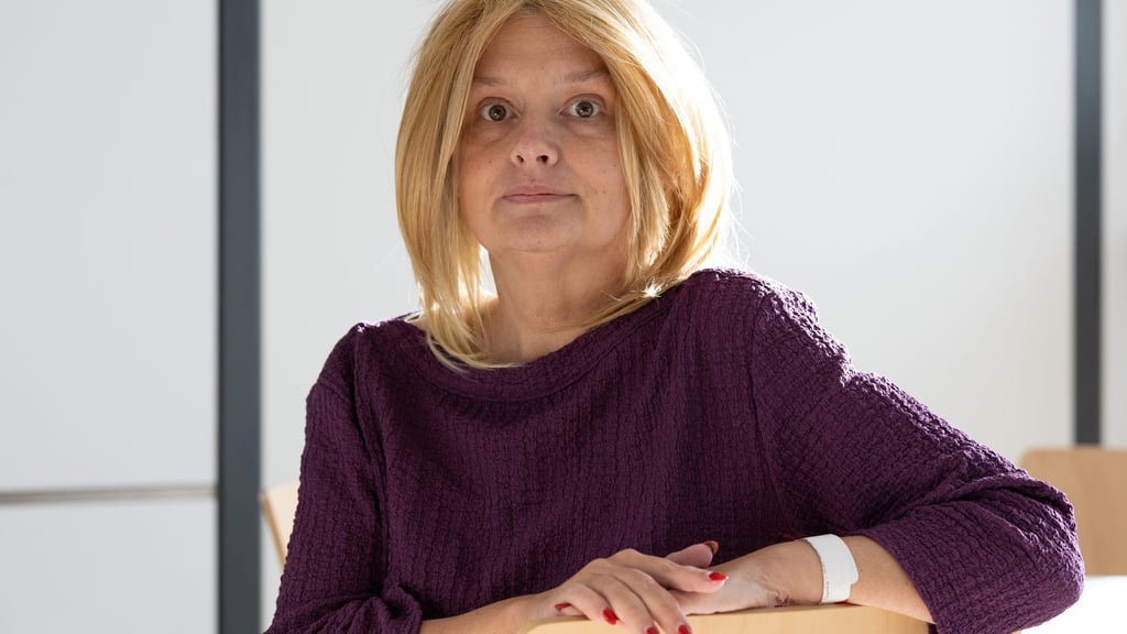 Die 49-jährige Berlinerin Sabine Treffkorn nach einer Pankreas-OP am Dresdner Universitätsklinikum wieder Hoffnung schöpfen.