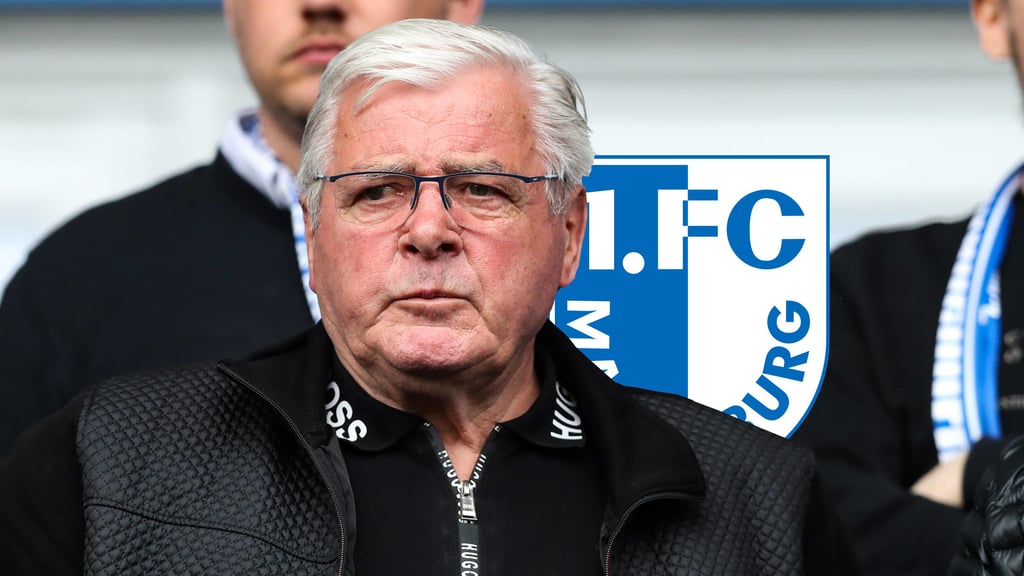 FCM-Legende Wolfgang "Paule" Seguin in der Avnet Arena in Magdeburg.