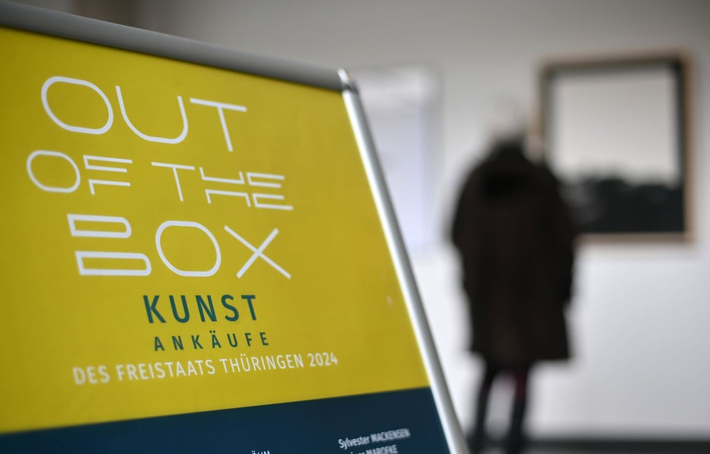 Bis zum 11. Januar sind die Werke von 46 Kunstschaffenden im Landtag zu sehen.