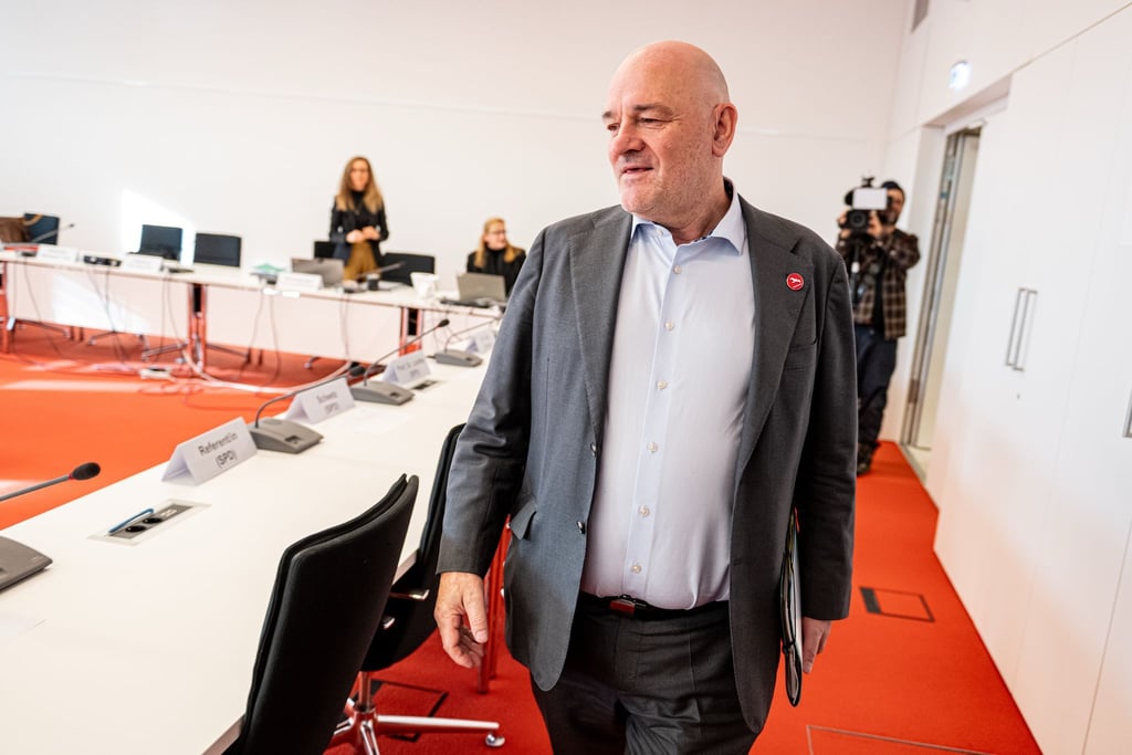 Brandenburgs BSW-Finanzminister Robert Crumbach ist auch Fraktionsmitglied - darüber gibt es Streit (Archivbild).