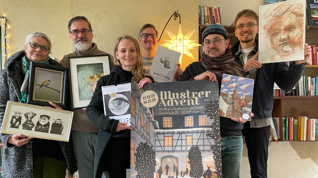 Auf der Suche nach schönen Weihnachtsgeschenken? Im Atelier im Hof in der Geiststraße laden hallesche Künstler wieder zum „illustren Advent“. Dort werden Geschenkesucher garantiert fündig. 