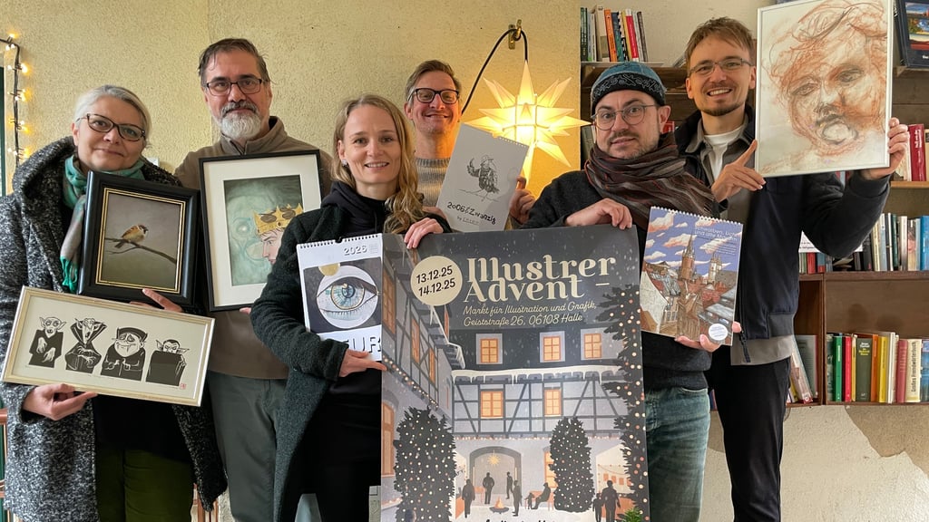 Auf der Suche nach schönen Weihnachtsgeschenken? Im Atelier im Hof in der Geiststraße laden hallesche Künstler wieder zum „illustren Advent“. Dort werden Geschenkesucher garantiert fündig. 