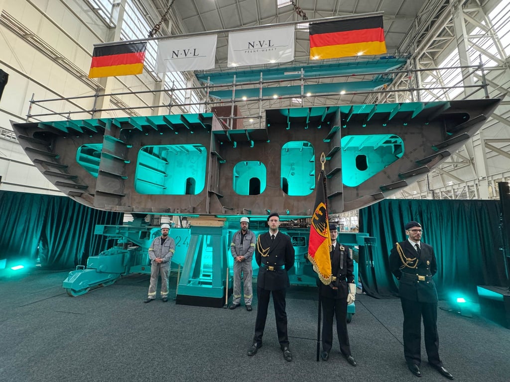 Auf der Peene-Werft in Wolgast ist die Kiellegung für neues Flottendienstboot erfolgt.