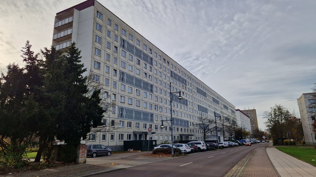 In der Richard-Paulick-Straße in Halle-Neustadt gibt es zunehmend Probleme mit Menschen aus Osteuropa. 