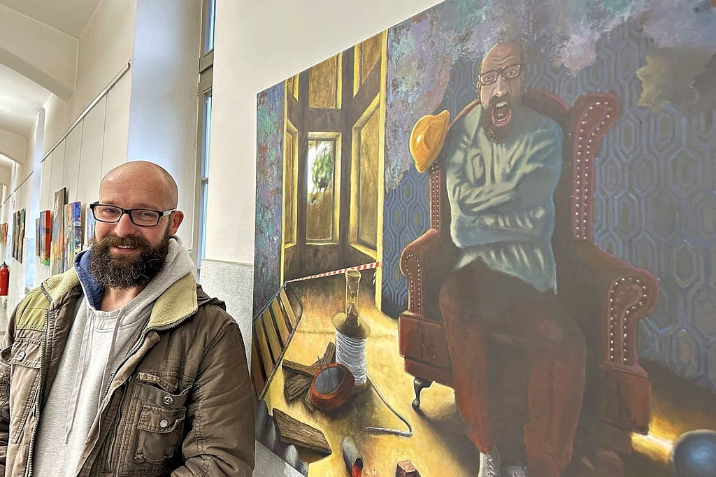 Bis zum 31. März sind die Werke von Gregor Ludwig  Hildebrandt im Flur des Bürgerbüros und in der dritten Etage zu sehen. Sie können auch erstanden werden.