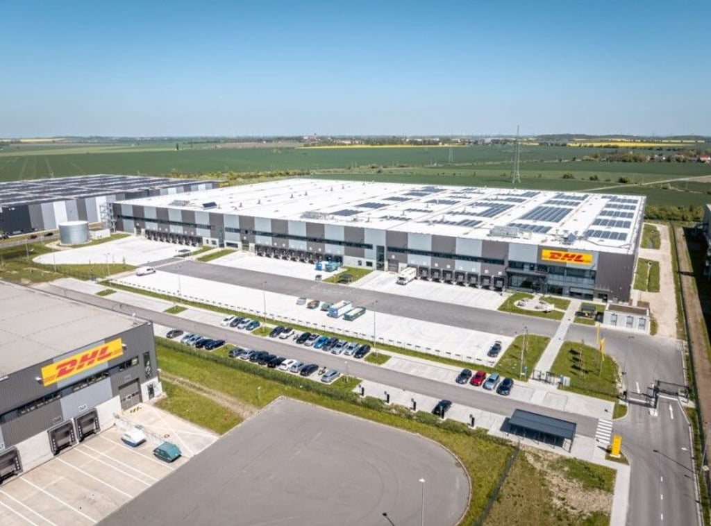 Draufblick: Im Star Park Halle ist ein zweites Logistikzentrum der DHL-Tochter Supply Chain entstanden.