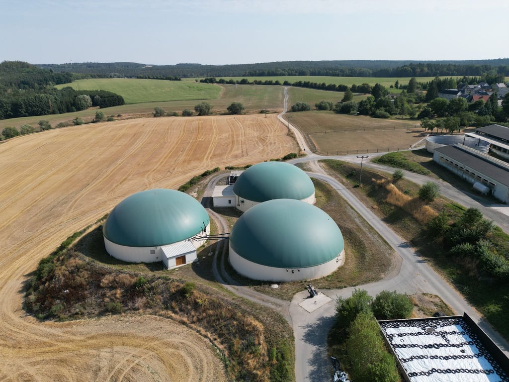 In Thüringen gibt es laut Bauernverband derzeit rund 250 Biogasanlagen. (Archivbild)