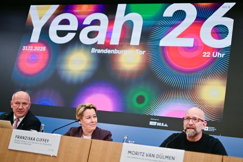 „Yeah 26“ soll das Motto der Silvesterfeier am Brandenburger Tor sein.