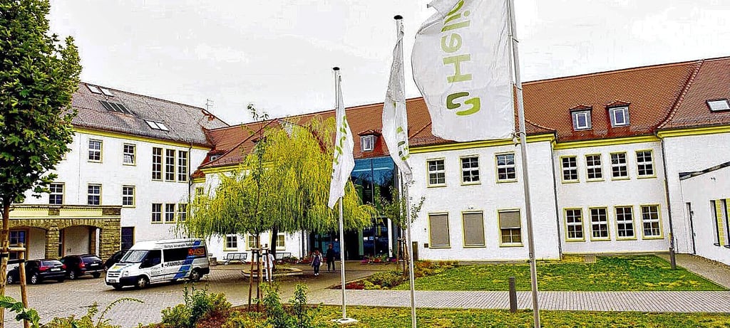 Die Helios-Klinik in Eisleben