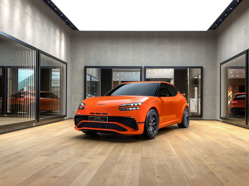 Genesis bringt mit dem GV60 Magma erstmals eine sportliche Modellreihe an den Start: Leistung und Dynamik stehen im Mittelpunkt.