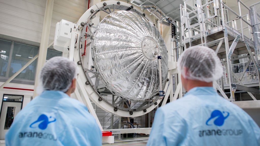 Am Bremer Standort der ArianeGroup wird die Oberstufe der Trägerrakete gebaut und integriert.