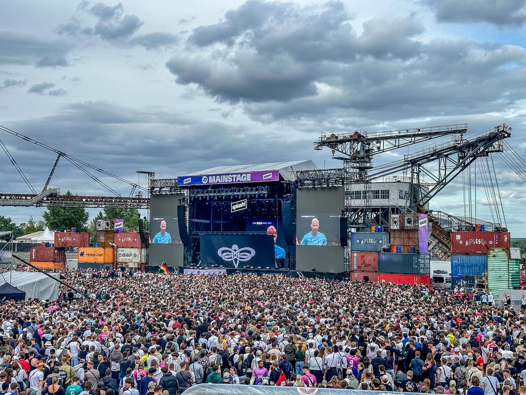 Das Splash-Festival in Ferropolis, hier ein Foto von 2024, wird von bis zu 30.000 Fans besucht.