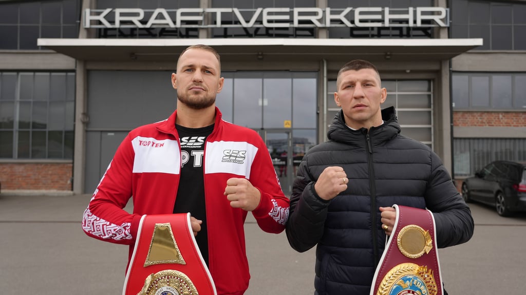 Sie bestreiten den Hauptkampf: Artur Reis (l.) und Mateusz Tryc.