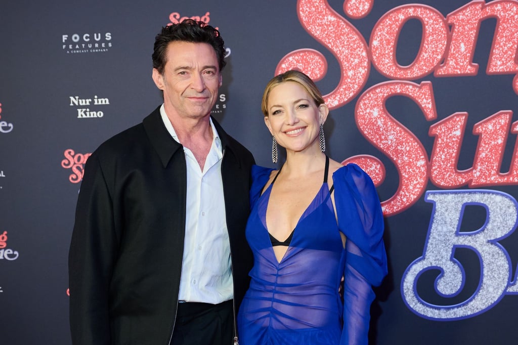 Kate Hudson und Hugh Jackman bei der Europapremiere des Films „Song Sung Blue“.