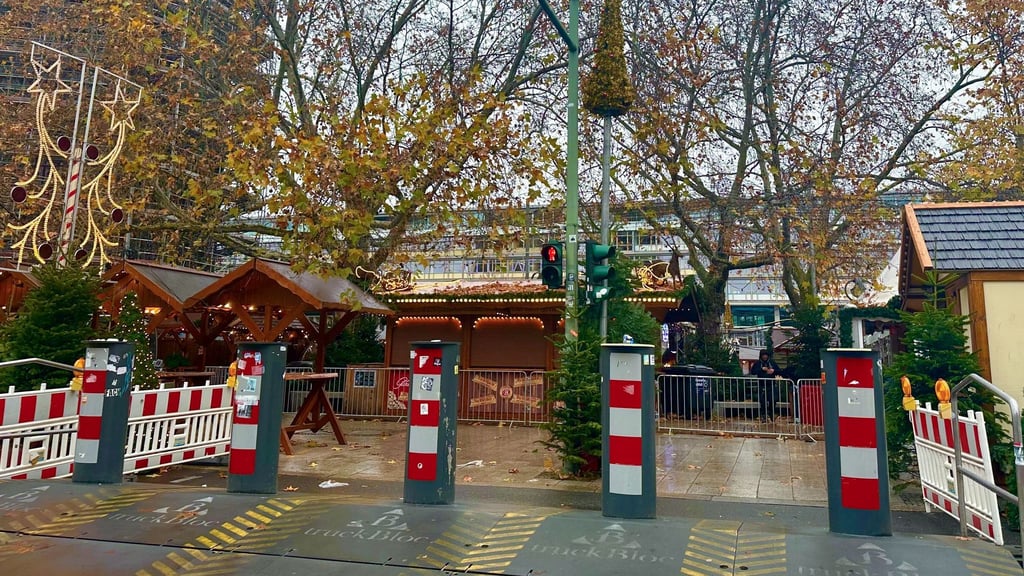 Die Sicherheitsmaßnahmen am Weihnachtsmarkt an der Gedächtniskirche wurden aktualisiert.