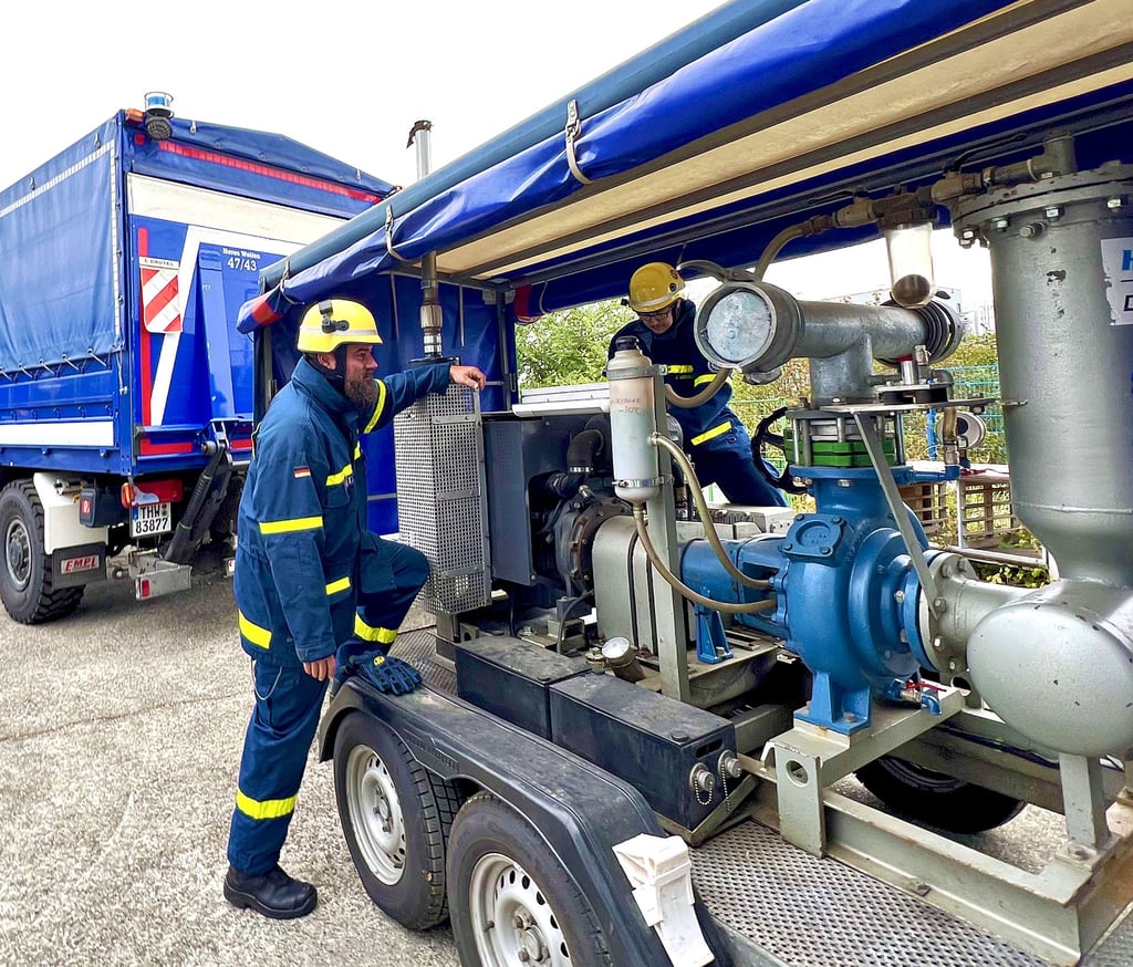 Die Mitglieder des THW-Ortsverband Wolfen-Bitterfeld helfen in Extremsituationen. 