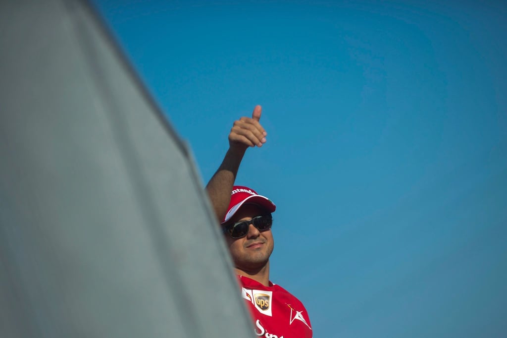 Daumen hoch für den Kampf um den WM-Titel von 2008: Felipe Massa. (Archivbild)