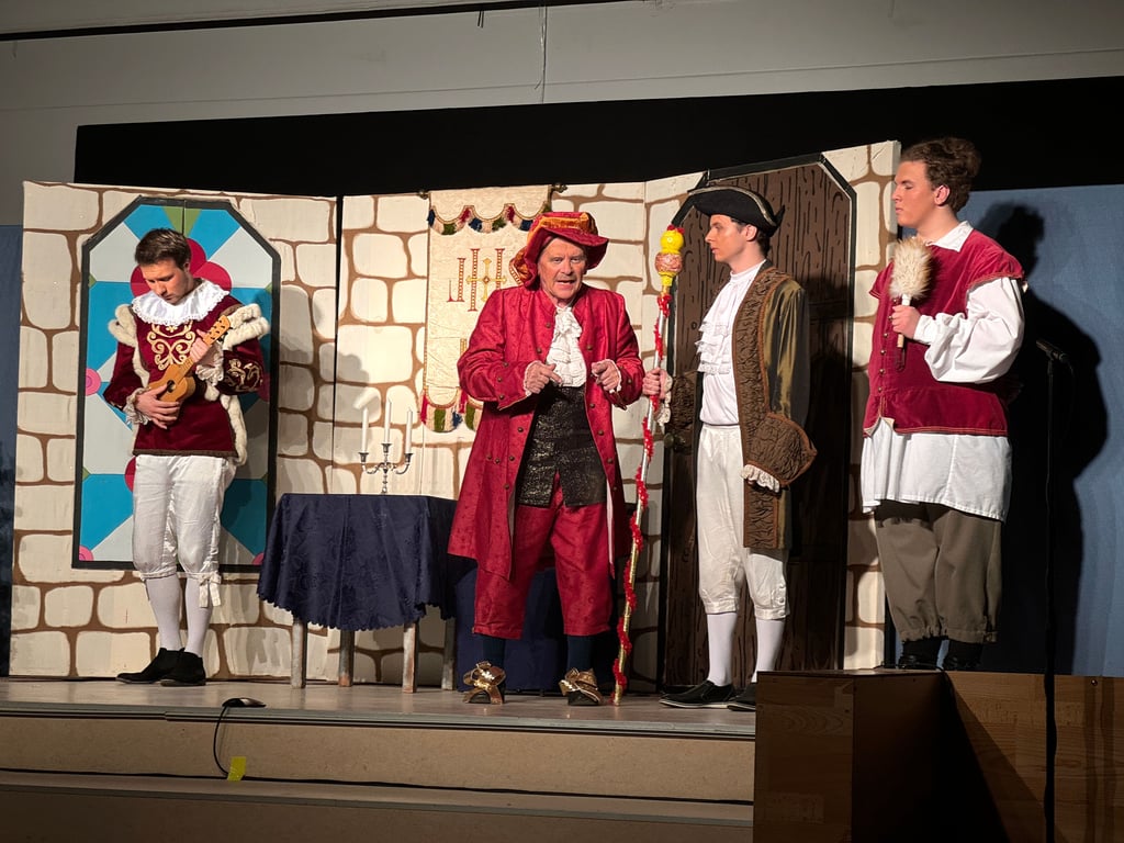 Das Genthiner Amateurtheater bei einem Auftritt in Möckern.