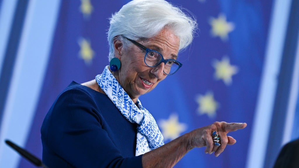 Europa hat es nach Ansicht von EZB-Präsidentin Lagarde selbst in der Hand, sein Wachstum in einer Welt im Umbruch zu sichern. (Archivbild)