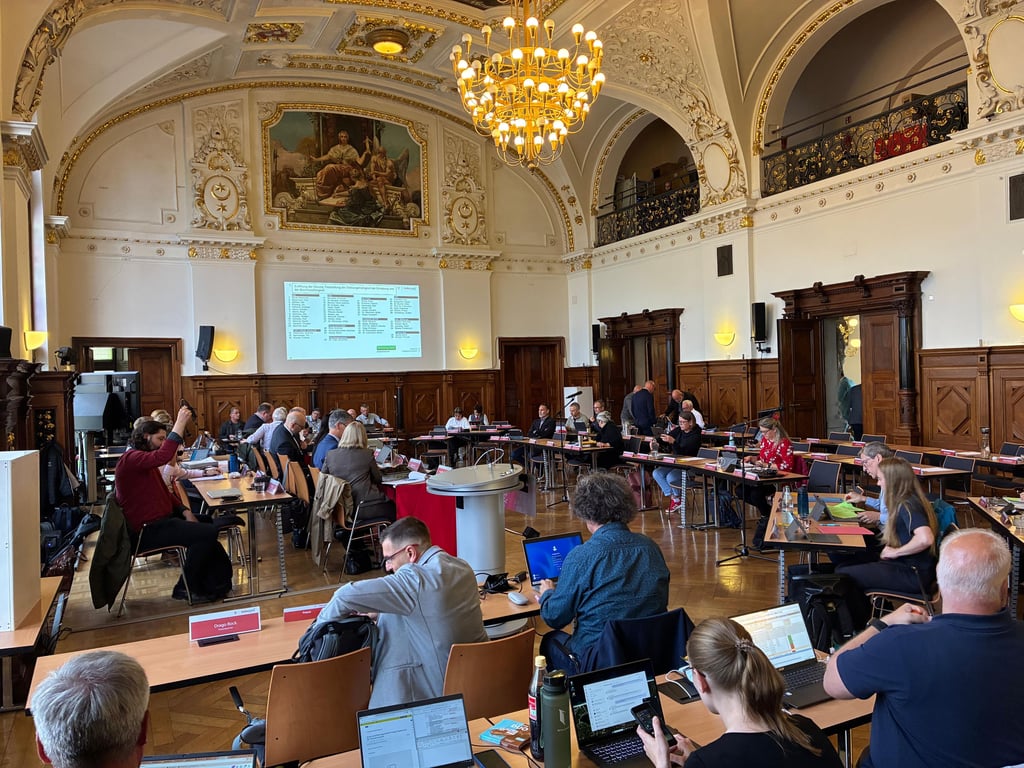 Der Stadtrat tagt am kommenden Mittwoch wieder im Festsaal des Stadthauses.
