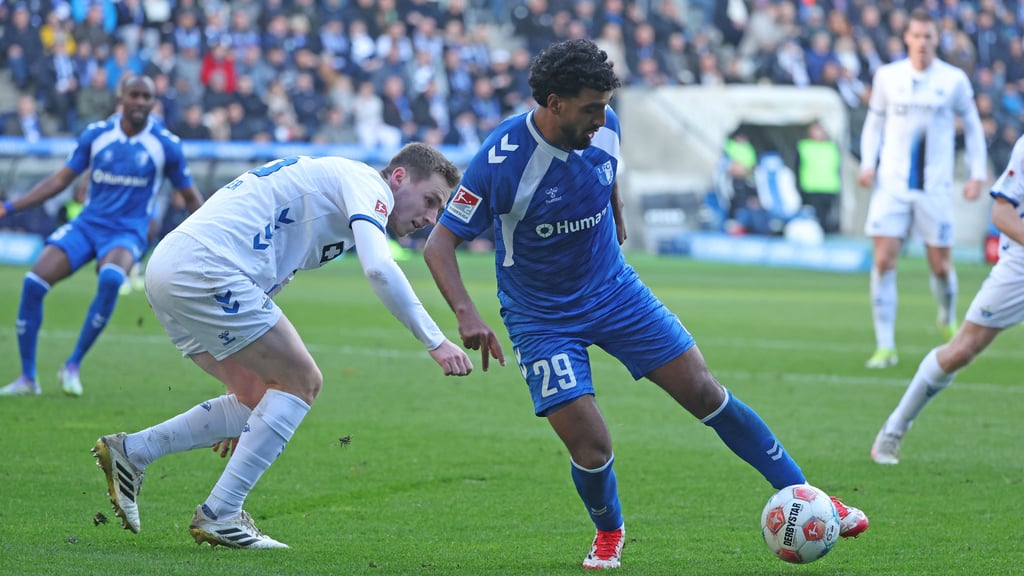 Rayan Ghrieb (rechts) und der 1. FC Magdeburg können Fortuna Düsseldorf am Samstag mit ins Verderben reißen.