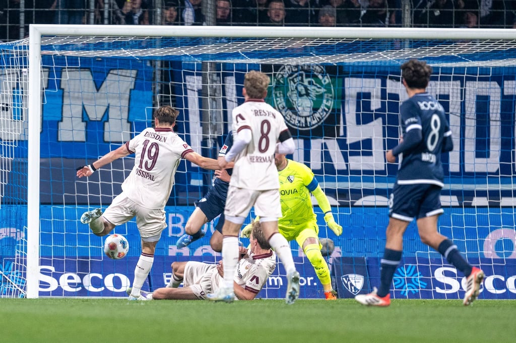 Alexander Rossipal erzielte den Führungstreffer für Dresden.