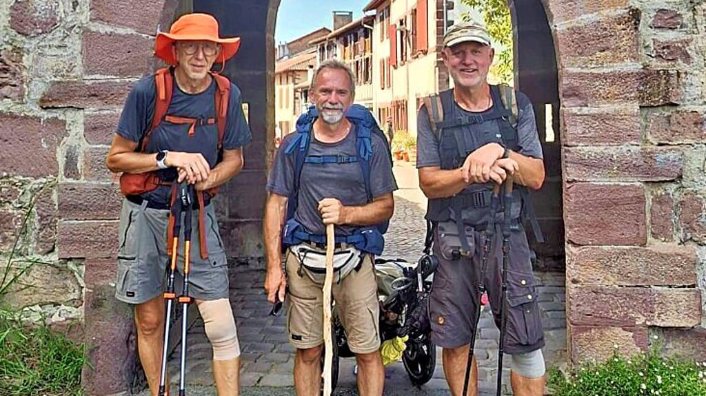 In Nicola aus der Schweiz und Olli aus Chemnitz hatte Jürgen Benecke (rechts) gute Begleiter gefunden. 