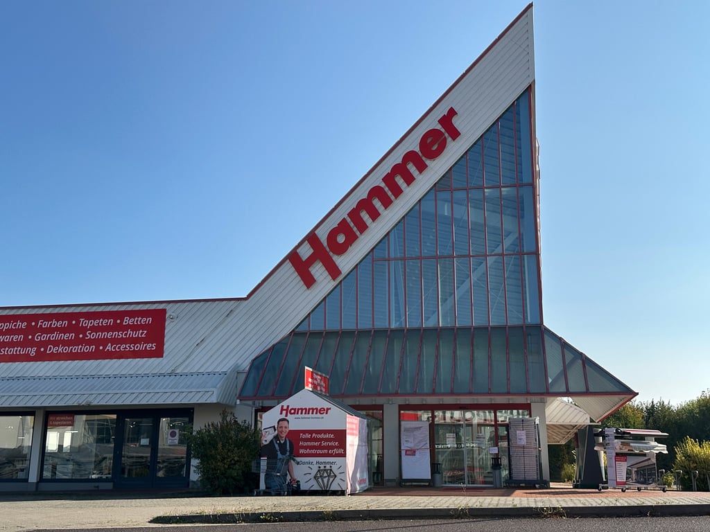 Der Hammer-Baumarkt in Magdeburg an der Salbker Chaussee.
