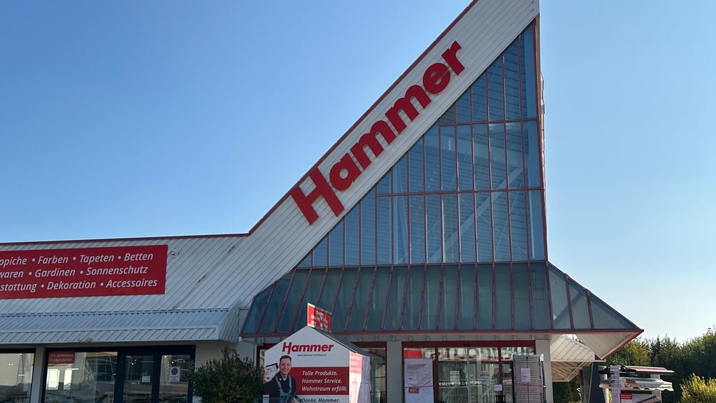 Der Hammer-Baumarkt in Magdeburg an der Salbker Chaussee.