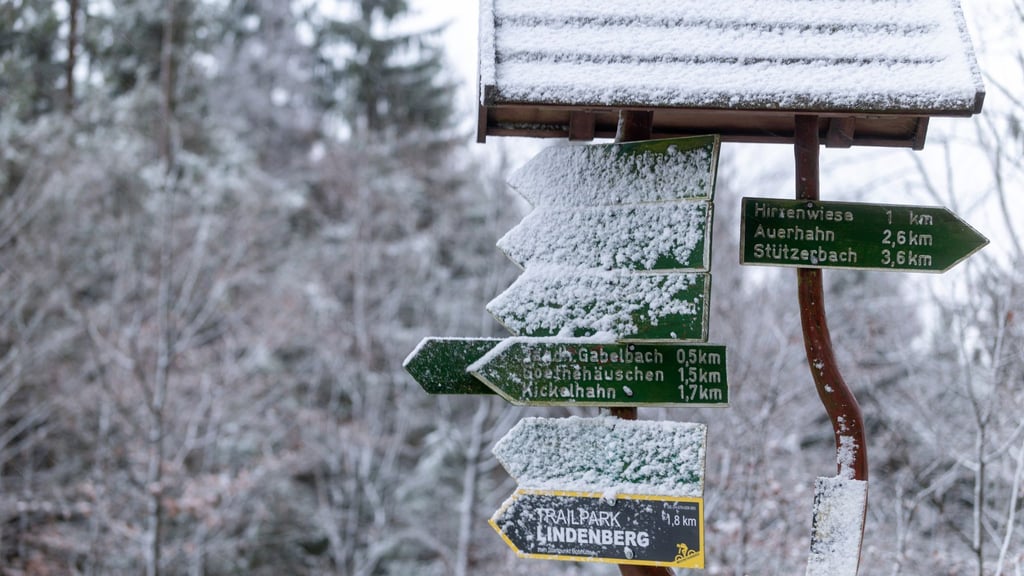 In den Höhenlagen des Thüringer Waldes liegen bis zu 18 Zentimeter Schnee (Archivfoto).