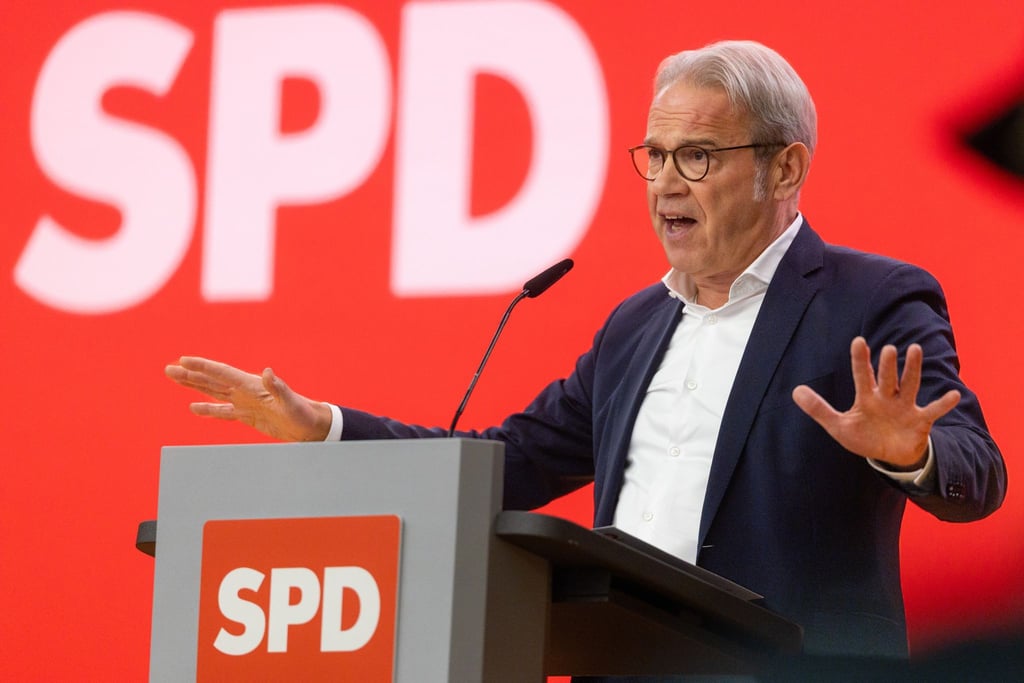 Thüringens SPD-Chef Georg Maier sieht seine Partei als Vorkämpfer gegen Faschismus.