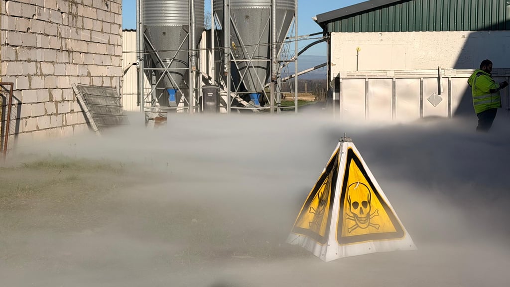 Nach der mutmaßlichen Verunreinigung von Futtermitteln in einem Putenmastbetrieb in Veltheim (Harzkreis) mussten am Samstag (22. November) mehr als 1000 Puten getötet werden. Dabei wurde Kohlendioxid in den Stall geleitet. 