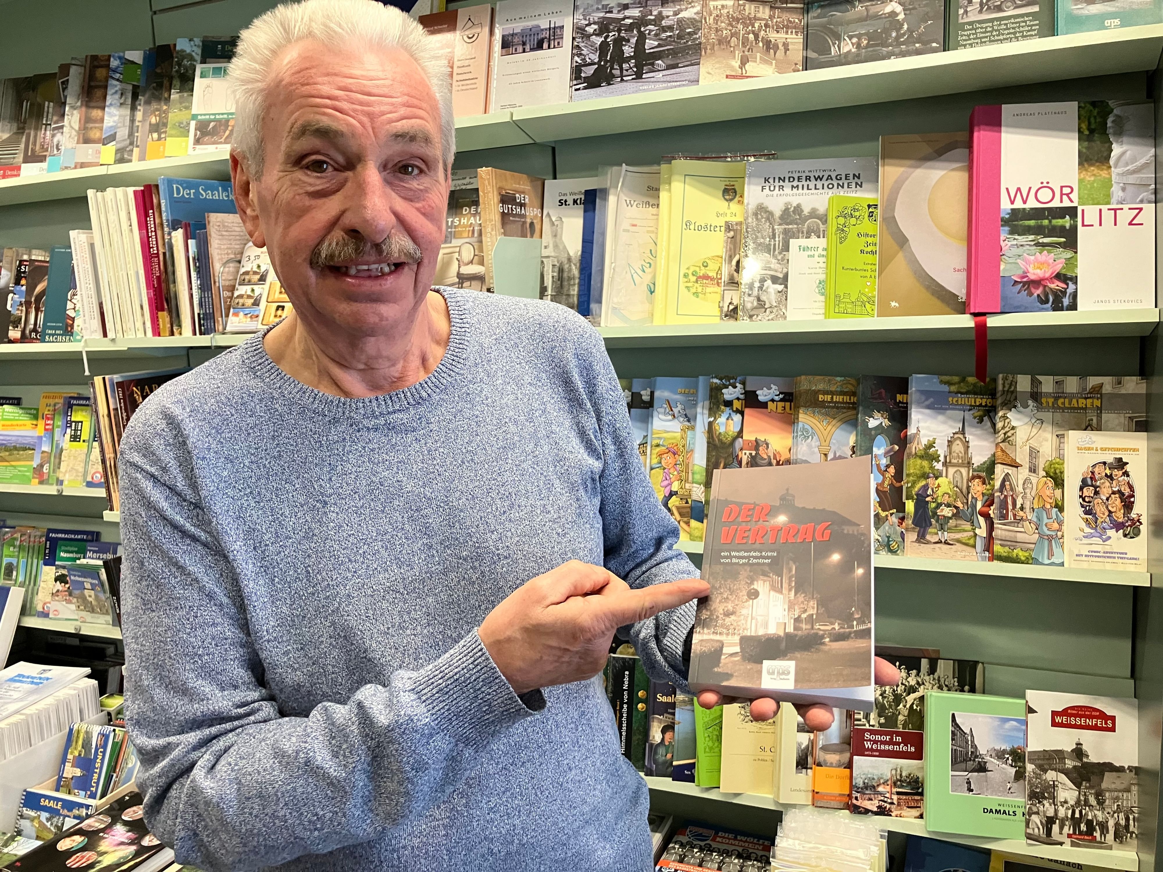 Buchhandel: Ein Krimi für Weißenfels: Warum 85-jährige Frau sterben muss