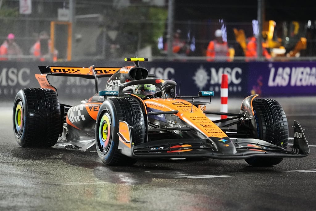 Lando Norris kam mit den Bedingungen am besten zurecht und holte sich die Pole Position.