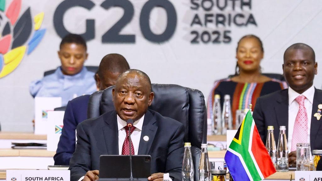 Der südafrikanische Präsident Cyril Ramaphos ist Gastgeber des ersten G20-Gipfels auf dem afrikanischen Kontinent.