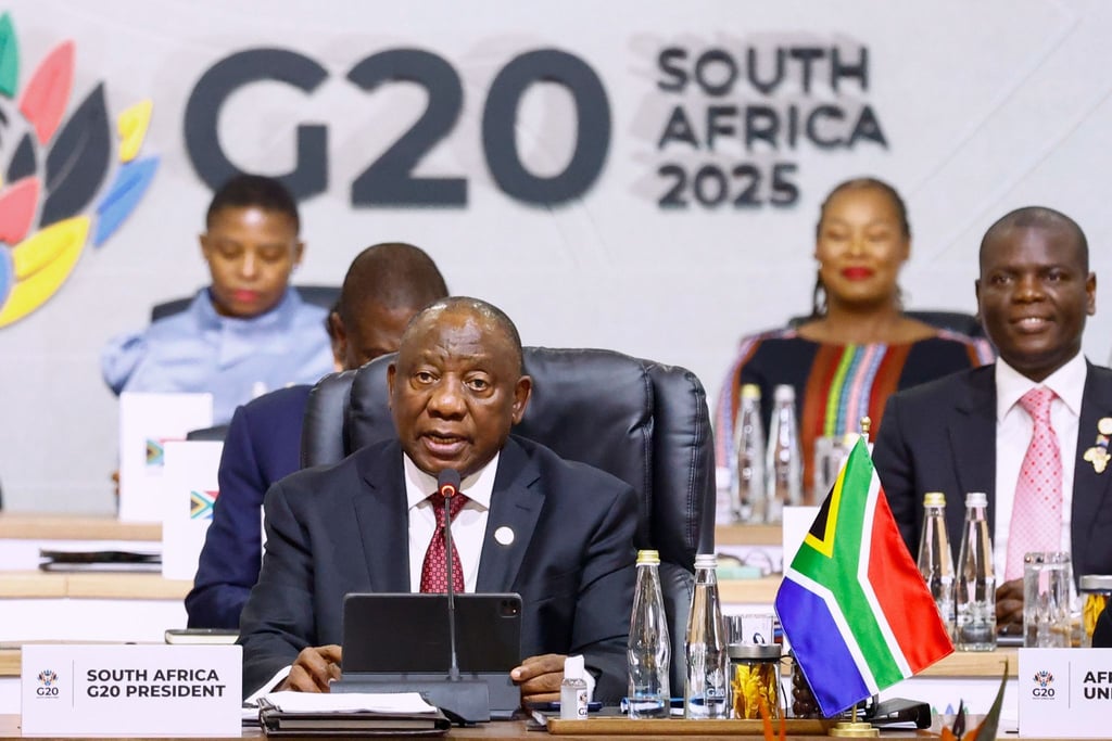 Der südafrikanische Präsident Cyril Ramaphos ist Gastgeber des ersten G20-Gipfels auf dem afrikanischen Kontinent.