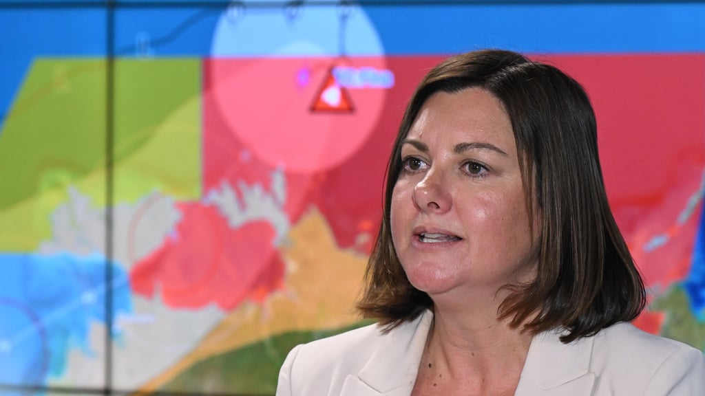 Australiens Katastrophenschutzministerin Kristy McBain warnte vor der zerstörerisch Kraft von Zyklon „Fina“.