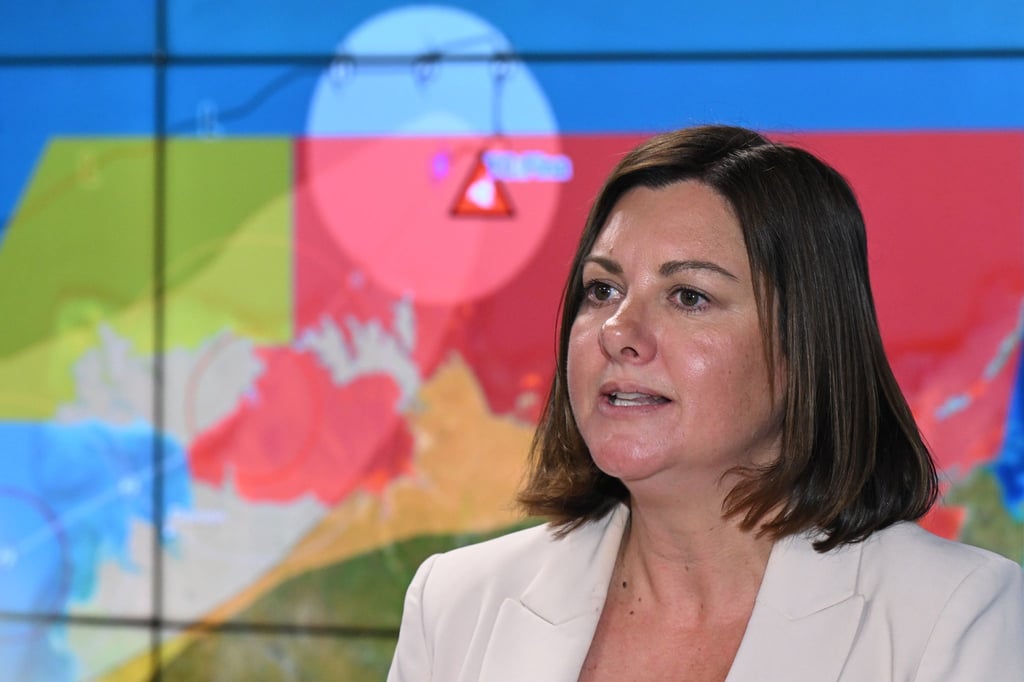 Australiens Katastrophenschutzministerin Kristy McBain warnte vor der zerstörerisch Kraft von Zyklon „Fina“.